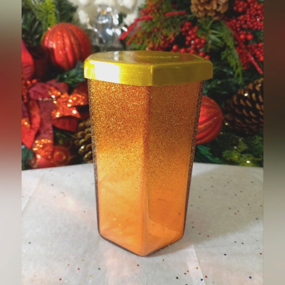 Pumpkin Dulce Glitz Hexagon - 17 oz